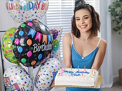 Sista Loves Me - Sweet Sister Aria Valencia Gives Brother A Lewd Bday Blowjob