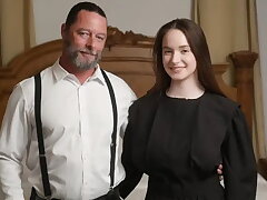 Older Stud Screws Huge-titted Daughter