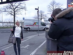 ARROGANT GERMAN Blondie IS Wooed TO SEX