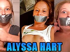 Tiny Red-haired Alyssa Hart Duct Tape