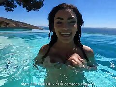 Camsoda - Beautiful Black-haired Plays