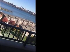 Balcony dickblowing