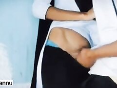 Desi pakistani school schoolgirl leaked hook-up MMS video in Hindi audio, Desi pak collage schoolgirl hot romantic hook-up in collage